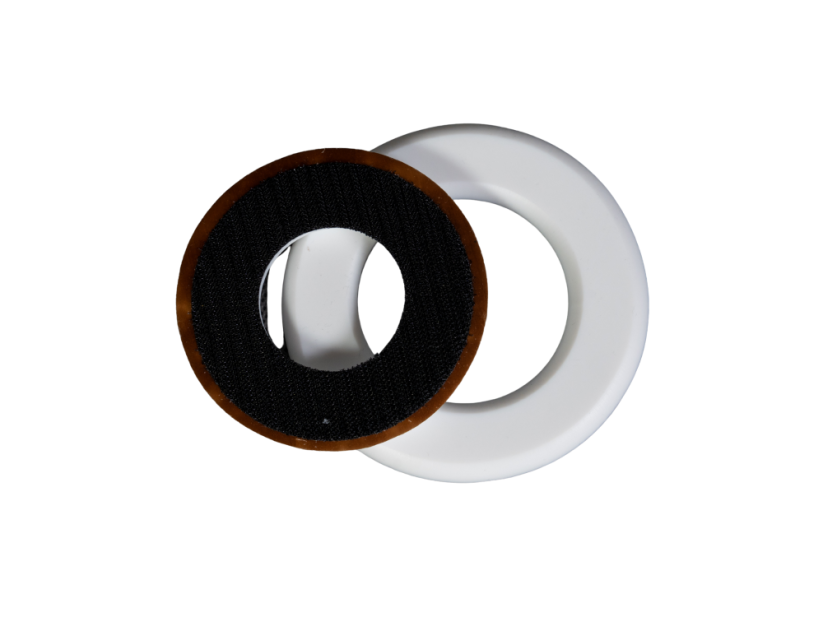 Teflon Disc 1/4" Ring Asham - Size: L